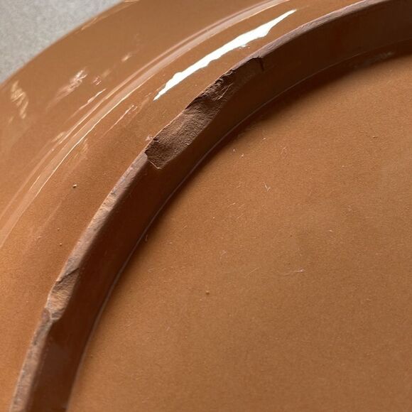 Pier One Hand Painted Large Circular Serving Dish (Made in Italy) - Picture 12 of 16